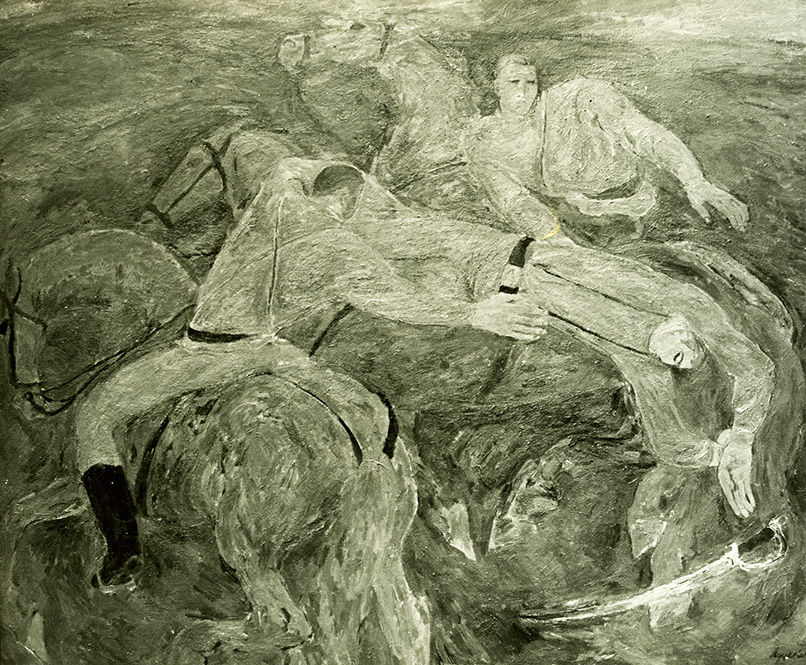 «Смерть у бою». 1969. Полотно, олія